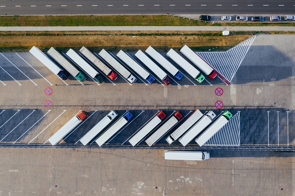 optimized truck loading for a plant